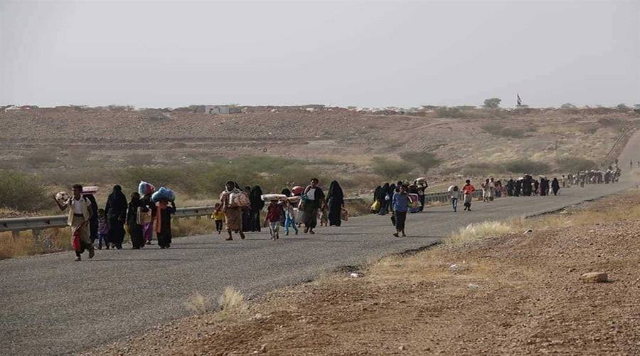 نزوح أكثر من 20 ألف شخص من عبس بمحافظة حجة نهاية مارس الماضي