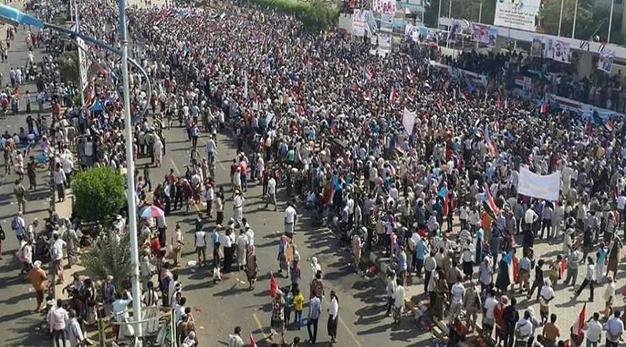 تظاهرات لأنصار الحراك الجنوبي للمطالبة بإستعادة الدولة